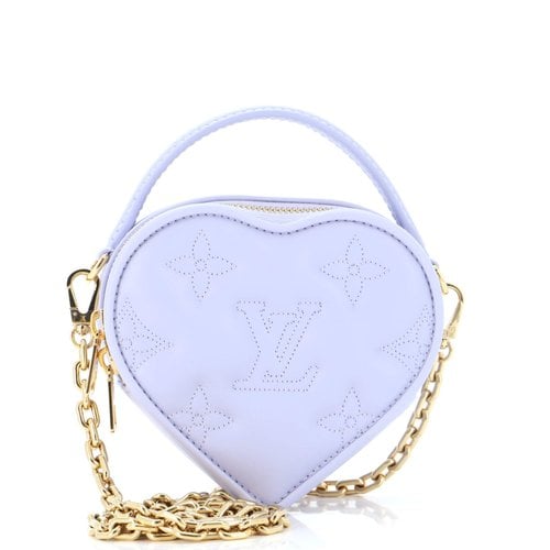 Pre-owned Louis Vuitton Leather Crossbody Bag In Purple