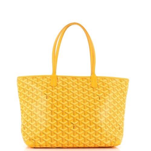 Pre-owned Goyard Cloth Tote In Yellow
