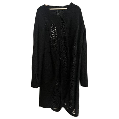 Pre-owned Barbara I Gongini Wool Coat In Black