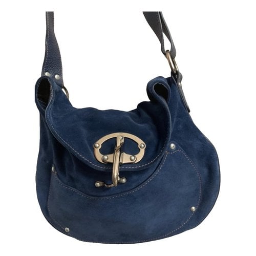 Pre-owned Fay Leather Handbag In Blue