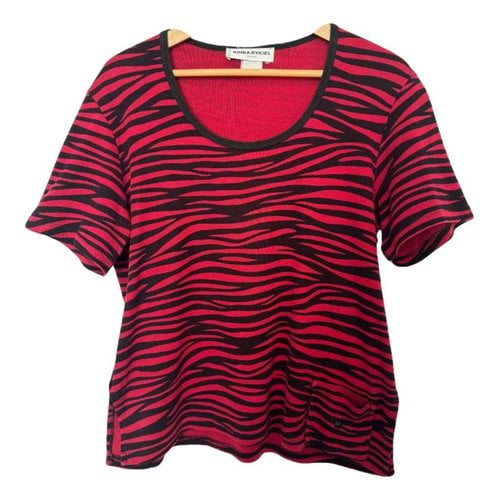 Pre-owned Sonia Rykiel T-shirt In Red