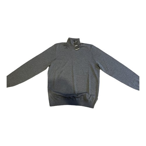 Pre-owned Hugo Boss Wool Knitwear & Sweatshirt In Grey