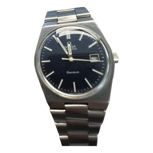 Pre-owned Omega Watch In Blue