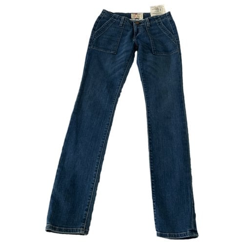 Pre-owned Current Elliott Large Jeans In Blue