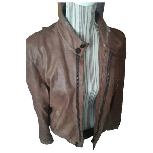 Pre-owned Band Of Outsiders Leather Vest In Brown