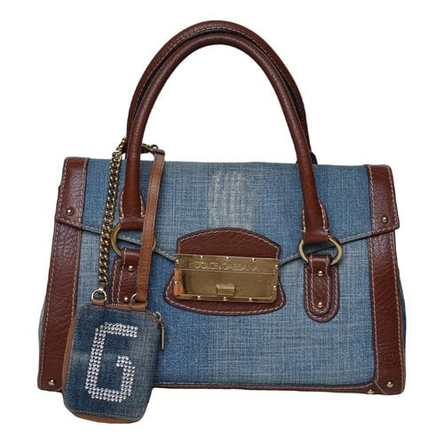 Pre-owned Dolce & Gabbana Handbag In Blue