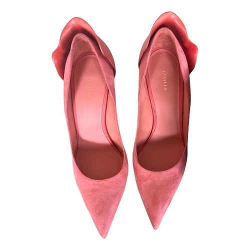 Pre-owned Le Silla Leather Heels In Pink