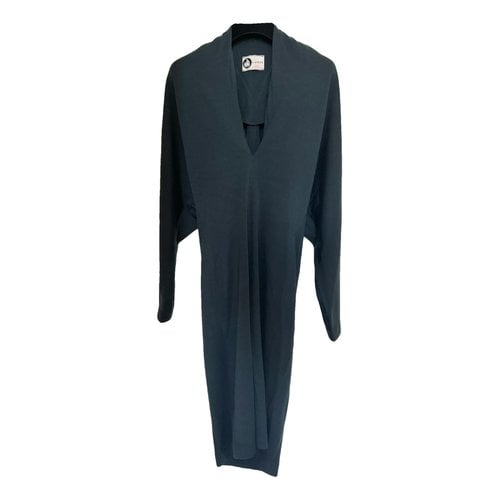 Pre-owned Lanvin Wool Mid-length Dress In Other