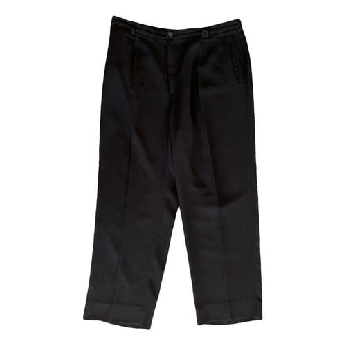 Pre-owned Burberry Carot Pants In Black