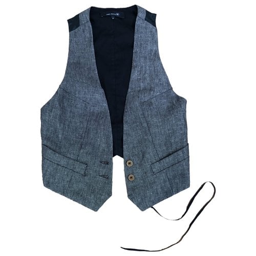 Pre-owned Isabel Marant Linen Vest In Brown