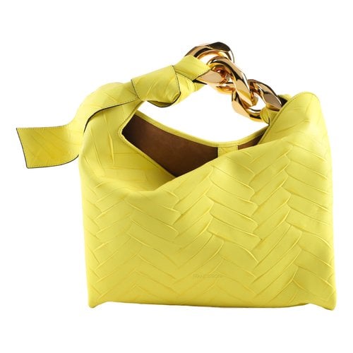 Pre-owned Jw Anderson Leather Handbag In Yellow