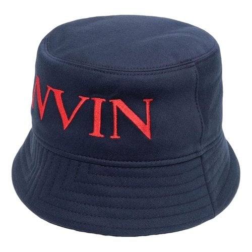 Pre-owned Lanvin Hat In Navy
