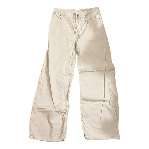 Pre-owned La Fetiche Large Pants In White