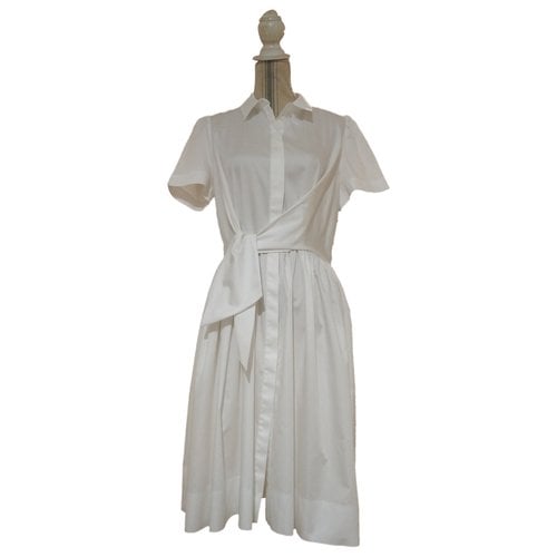Pre-owned Tara Jarmon Mid-length Dress In White