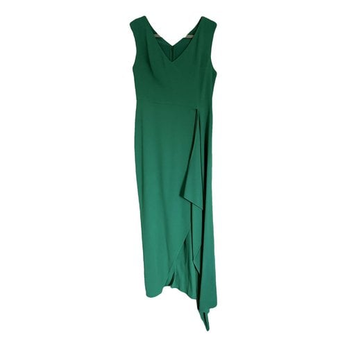 Pre-owned Elie Saab Maxi Dress In Green