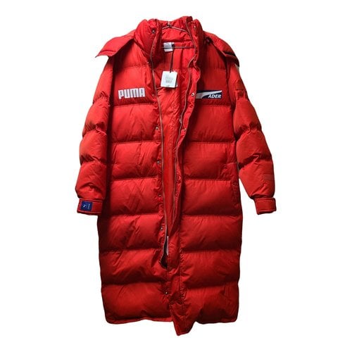 Pre-owned Ader Error Puffer In Red