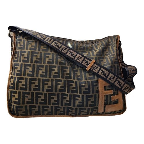 Pre-owned Fendi Baguette Convertible Cloth Bag In Other