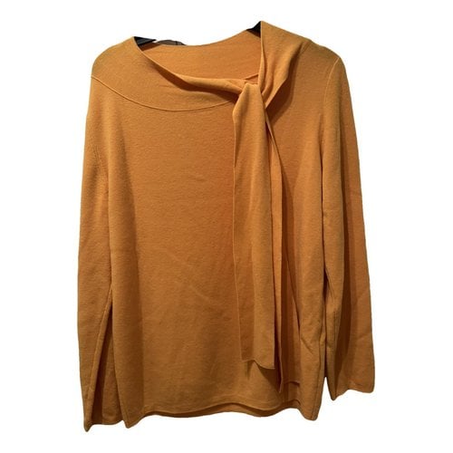 Pre-owned Escada Wool Shirt In Orange