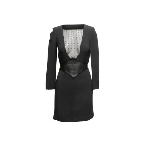 Pre-owned Saint Laurent Dress In Black