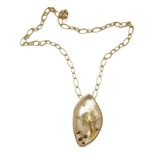 Pre-owned Alexis Bittar Pendant In Gold