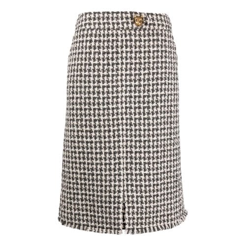 Pre-owned Lanvin Wool Skirt In Multicolour