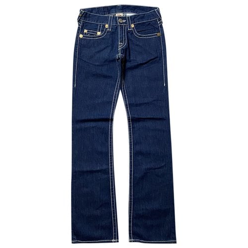 Pre-owned True Religion Jeans In Blue