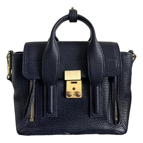 Pre-owned 3.1 Phillip Lim / フィリップ リム Pashli Leather Handbag In Blue
