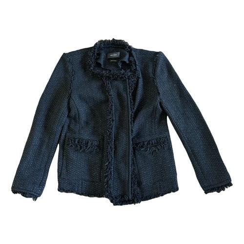 Pre-owned Isabel Marant Tweed Jacket In Black