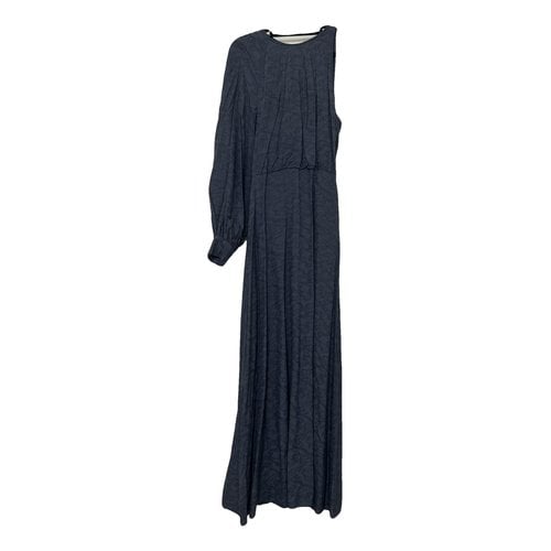 Pre-owned Ginger & Smart Maxi Dress In Navy