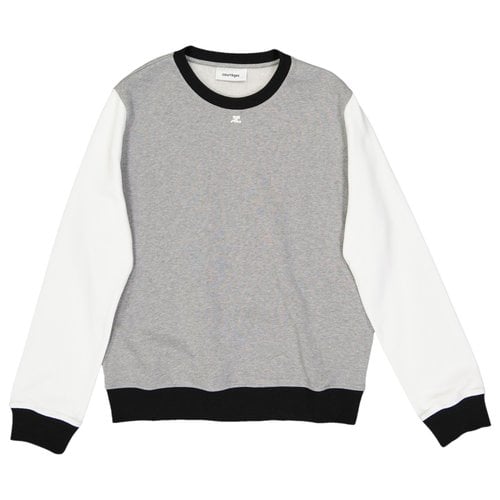 Pre-owned Courrèges Sweatshirt In Grey