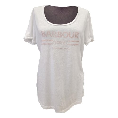 Pre-owned Barbour T-shirt In White