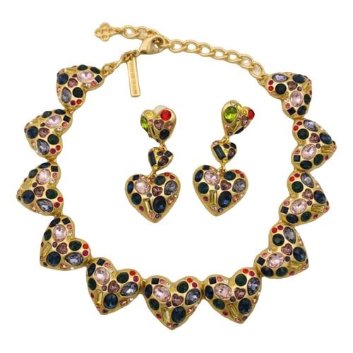Pre-owned Oscar De La Renta Jewellery Set In Multicolour
