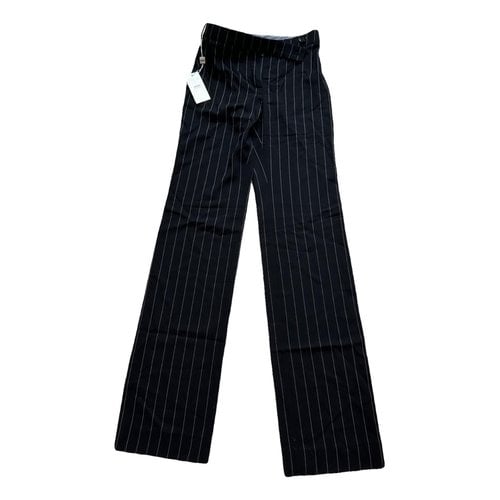 Pre-owned Armani Collezioni Slim Pants In Black