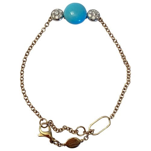 Pre-owned Chantecler Pink Gold Bracelet In Turquoise