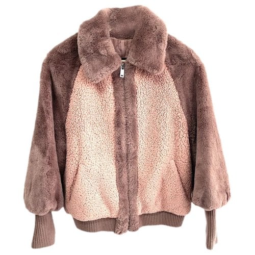 Pre-owned Ugg Jacket In Pink
