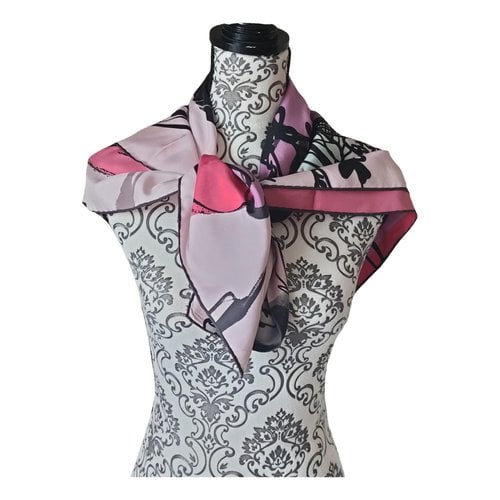 Pre-owned Christian Lacroix Silk Handkerchief In Multicolour