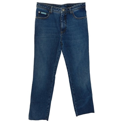 Pre-owned Alexa Chung Straight Jeans In Blue