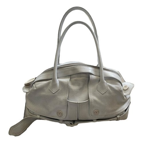 Pre-owned Jean Paul Gaultier Leather Handbag In White
