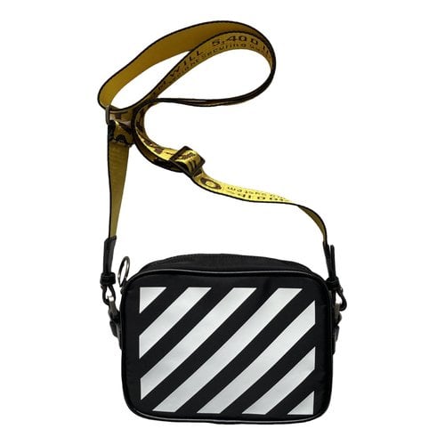 Pre-owned Off-white Cloth Bag In Black