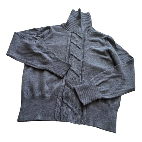 Pre-owned Courrèges Wool Jumper In Anthracite