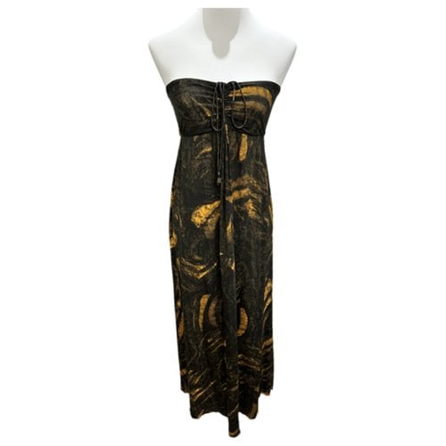 Pre-owned Maryan Mehlhorn Maxi Dress In Brown
