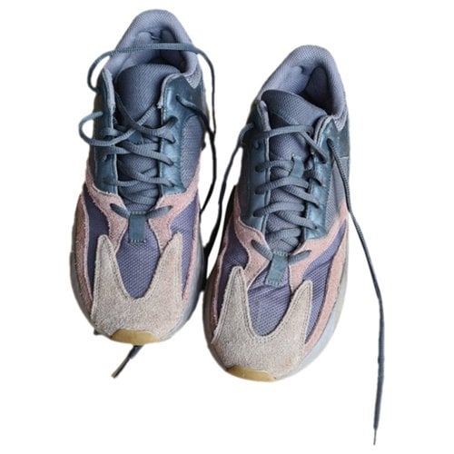 Pre-owned Yeezy X Adidas Boost 700 V1 Leather Low Trainers In Purple