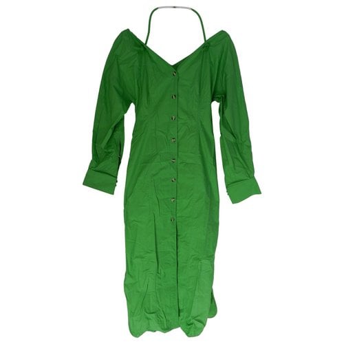 Pre-owned Nanushka Mid-length Dress In Green