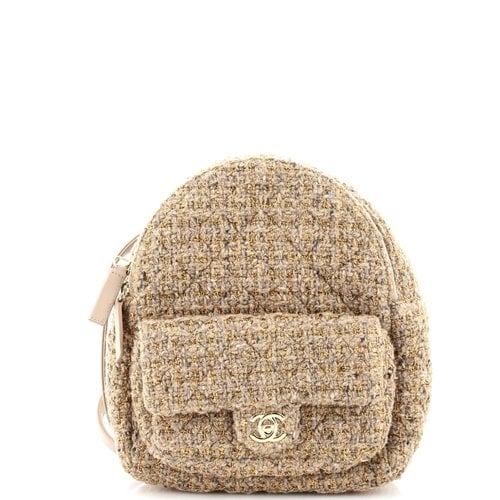 Pre-owned Chanel Tweed Backpack In Other