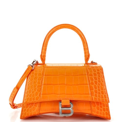 Pre-owned Balenciaga Leather Crossbody Bag In Orange