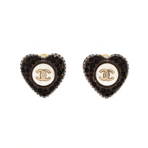 Pre-owned Chanel Earrings In Black