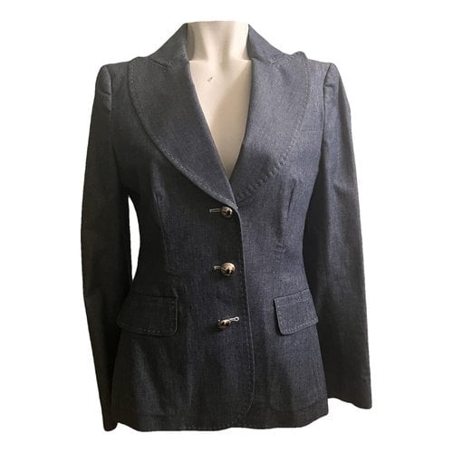 Pre-owned Moschino Cheap And Chic Blazer In Blue