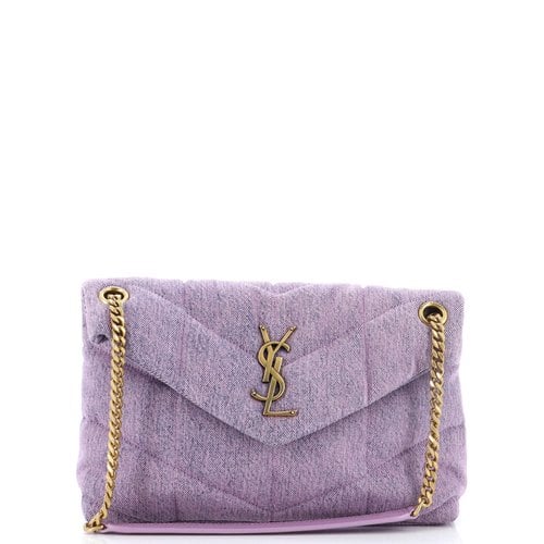 Pre-owned Saint Laurent Handbag In Purple