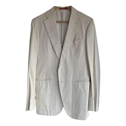 Pre-owned Isaia Vest In White