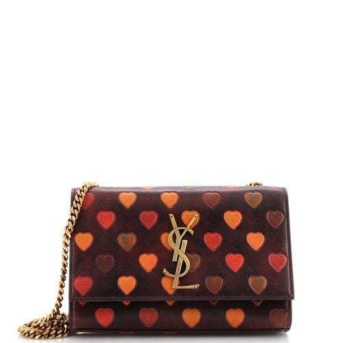 Pre-owned Saint Laurent Leather Crossbody Bag In Multicolour